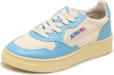 Imagen del producto de Zapatillas deportivas para mujer, modelo AUTRY MEDALIST, efecto vintage, confeccionadas en cuero y lona