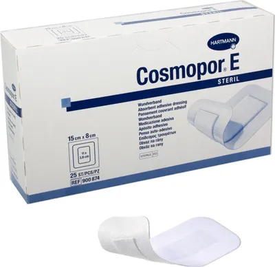 Produktbild von Hartmann Cosmopor® E Wundpflaster steril 25 Stück 15 x 8 cm