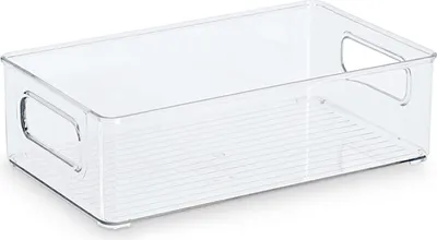 Image de ZELLER 14750 Boîte de rangement 25,5 x 15 x 7,6 cm, plastique / boîte plastique