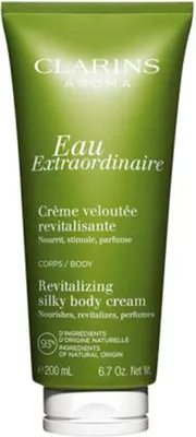 Zdjęcie produktu dla Clarins Eau Extraordinaire, Kremowy, Kobiety, Nawilżający, Odżywiający, Skóra uniwersalna, 200 ml, Tubka