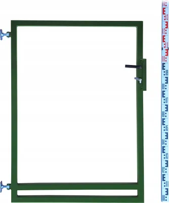 Obrázek produktu pro Branka RAMKA pro latě a panely 130 cm zelená RAL6005 | latě RAMA