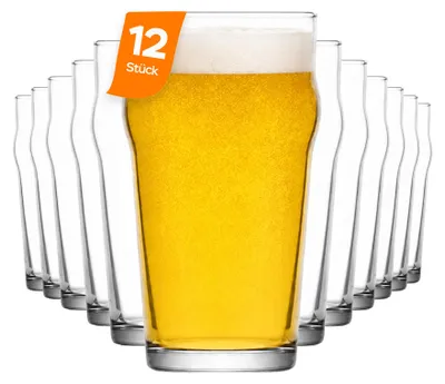 Produktbild von LAV Noniq Biergläser – 570 ml (19 1/4 oz), 12er Set