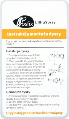 Zdjęcie produktu dla Rosfix Dysza Lakiernicza 5x Model 517