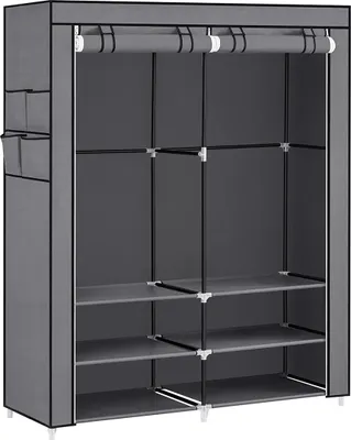 Immagine prodotto di In And OutdoorMatch Armadio Kavon - Armadio - Tessuti pieghevoli - Organizzatore di armadi - Camera da letto - Appendiabiti - 45x27x176cm