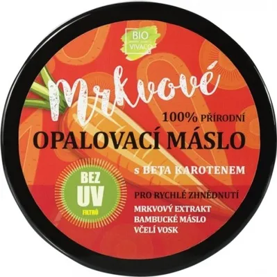 Obrázek produktu pro Přírodní opalovací mrkvové máslo bez UV filtrů