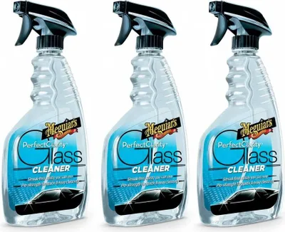 Produktbild von 3x Meguiar's® Perfect Clarity Glass Cleaner Scheibenreiniger Glasreiniger 473 ml