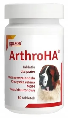 Immagine prodotto di Dolfos Arthro HA 60 compresse ArthroHA vitamine per ossa e articolazioni per cani