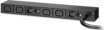 Image de APC AP6032A APC Rack PDU, Basic, 0U/1U, 220-240V, 32A, (4) C19, EMEA/ASI
