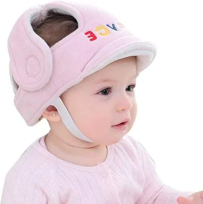 Produktbild von Sicherheitshelm für Babys und Kleinkinder mit verstellbarer Kopfbeschutzung.