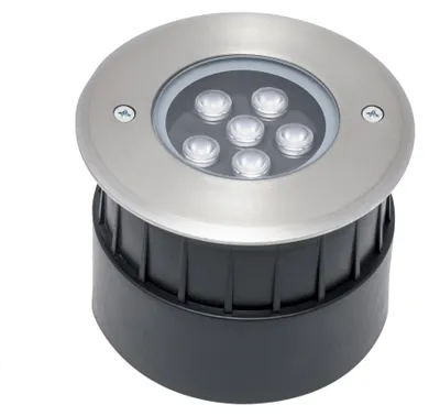 Image de Spot encastré au sol LED C4, modèle Incasso, couleur gris