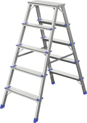 Produktbild von Werner Stufenstehleiter zweiseitig begehbar 2x5 Stufen