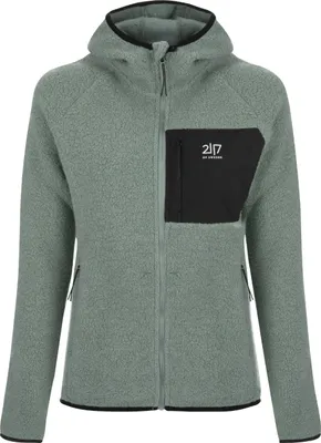 Produktbild von 2117 OF SWEDEN Skord Pile Damen Woll Fleece Hoodie grün M