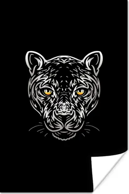 Produktbild von MuchoWow® Poster Tiger - Bild - Tier 20x30 cm - Papierdruck