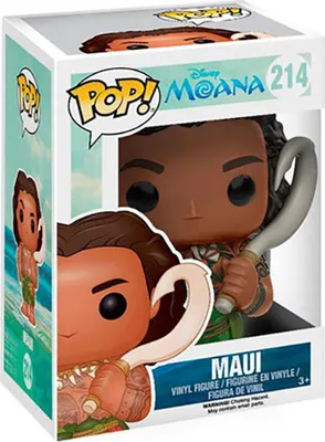 Zdjęcie produktu dla Figurka winylowa Funko Pop! Moana - Maui, oryginalny produkt z serii Pop!