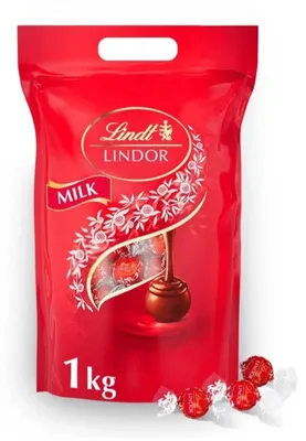 Obrázek produktu pro Lindt Pralinky Lindor Milk z mléčné čokolády, 1 kg