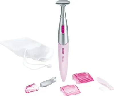 Zdjęcie produktu dla Braun FG 1100 SilkFinish, Różowy, Depilacja, Precyzja, AAA, Alkaliczny, 1.5 V, 120 min