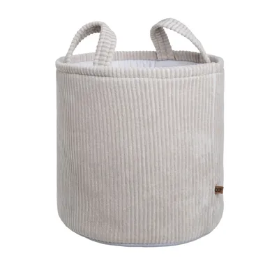 Produktbild von Baby´s Only Aufbewahrungskorb Sense kieselgrau - Ø38 cm  Grau