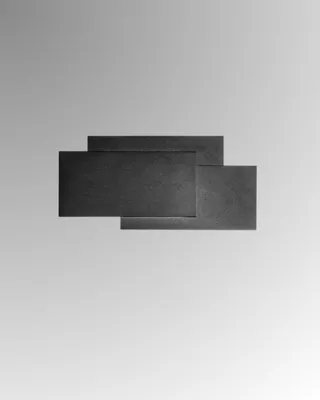 Image de Applique Murale Led 36W 2880Lm 3000K Série 6750 En Aluminium Noir, Design Moderne Et Géométrique Pour Éclairage Intérieur De La Marque Perenz