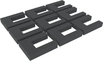 Produktbild von Schaumstoff-Distanzstücke für Modelleisenbahnen, 9 Stück, 105 mm