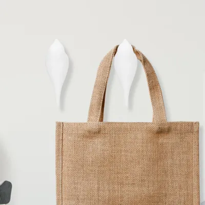 Produktbild von Vogel Dekoration Haken Wand Tür Aufhänger Kleidung Mantel Hut Taschen Handtuch hängend Rack Halter weiß