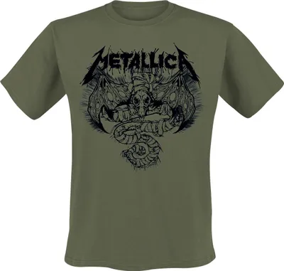 Produktbild von Metallica T-Shirt Herren Roam Blast Olive oliv Band-Merch, Bands 100% Baumwolle L