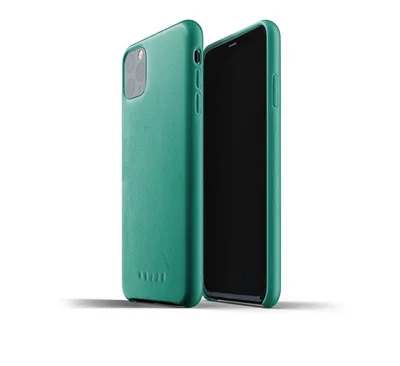 Zdjęcie produktu dla Mujjo Leather Case, Pokrowiec, Apple, iPhone 11 Pro Max, 16,5 cm (6.5"), Zielony