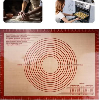 Produktbild von Silikon Backmatte, Antihaft, 71 x 51 cm, rutschfest, für die Küche