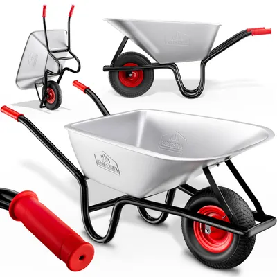 Produktbild von Gardebruk Schubkarre 100 Liter - Luftreifen - 250kg Kapazität - Gartenbaustelle