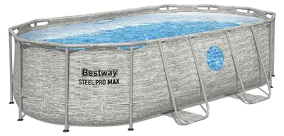Produktbild von Rahmen-Gartenpool 427 x 250 x 100 cm 12-in-1 Bestway 56714N