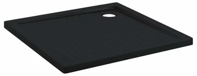 Immagine prodotto di vidaXL: Piatto doccia quadrato con puntini, 90 x 90 x 4 cm, ABS, nero