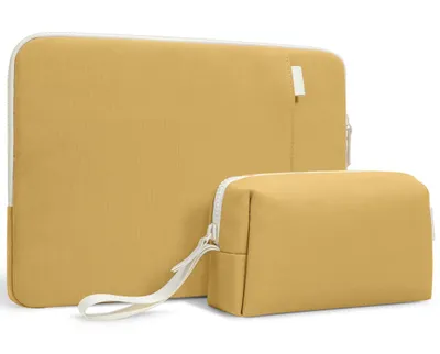 Produktbild von TomToc Defender-A23 Jelly Laptop Sleeve Kit für Laptop 13 Zoll Maisgelb