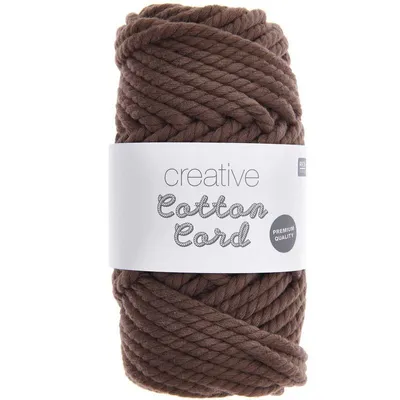 Produktbild von Rico Creative Baumwolle Cord Mokka