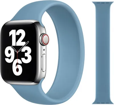 Produktbild von Original Apple Solo Loop Armband 42/44/45mm Größe 8 Northern Blue