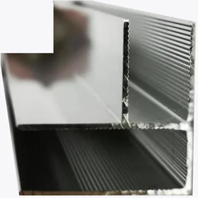 Produktbild von Glaszentrum Hagen - 2000x30x27 mm Aluminiumprofil - Eckprofil - Anschlußprofil - Eloxiert