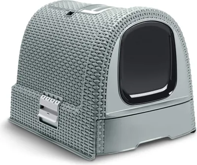 Image de Bac à litière Curver Eco-Friendly, couleur:Misty bleu