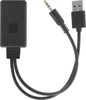 Obrázek produktu pro Přijímač Bluetooth do auta 5 V/12 V - Aux adaptér pro streamování hudby a funkci handsfree