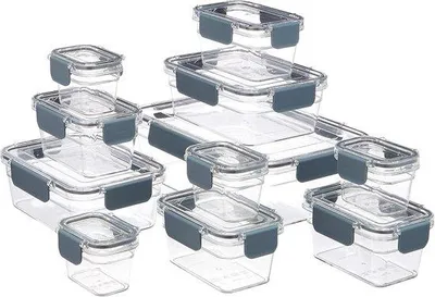 Produktbild von Famanu Aufbewahrungsbehälter Set 22-teilig - Transparent, luftdicht