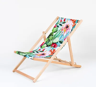 Image de Transat moderne en bois de bouleau pour l'extérieur