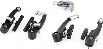 Produktbild von Fahrrad Bremsen Set V-Brake Felgenbremse Schwarz 113 mm Kunststoffumamentelt