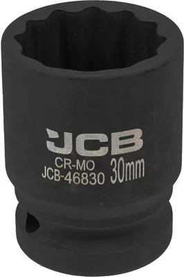 Produktbild von JCB | Schlagschraubereinsatz, 3/4", 30 mm, 12-fach, Schlagschrauber Nuss, Kraftnuss, Steckschlüssel Einsatz