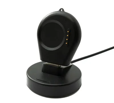 Zdjęcie produktu dla SYSTEM-S Kabel USB 2.0 100 cm do ładowania Oppo Watch Pro 4 3 2 odłączany adapter w kolorze czarnym