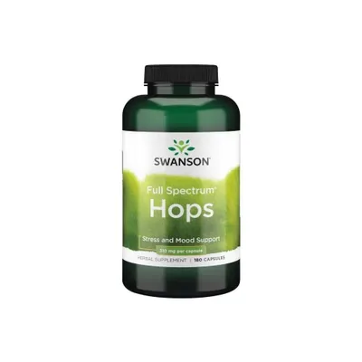 Productafbeelding van Swanson, hopbloemextract, 620 mg, 180 capsules, artikelnummer 13597