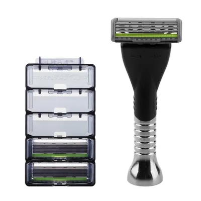 Zdjęcie produktu dla Golarka z wymiennymi ostrzami Feather Butler PF-BT, 3 ostrza