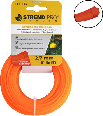 Produktbild von Trimmerfaden Golden Economy 2,7 mm, L-15 m, HEX