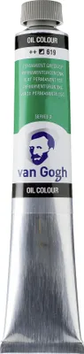 Produktbild von Van Gogh Ölfarbe Tube 60 ml Permanentgrün Dunkel 619