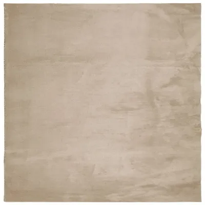 Produktbild von vidaXL Teppich HUARTE Kurzflor Weich und Waschbar Sandfarben 240x240cm