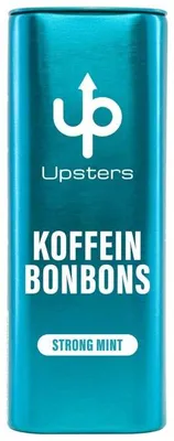 Produktbild von Upsters Koffein Bonbons Strong Mint 24er