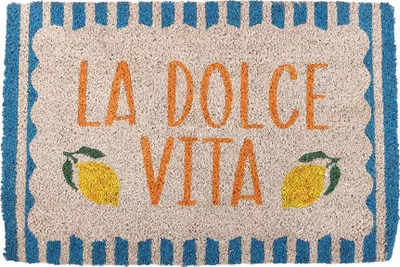 Image de Something Different - Paillasson « La Dolce Vita » SD10886 (taille unique) (bleu)