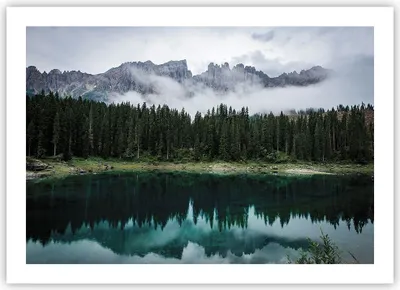Produktbild von Poster - Poster ohne Rahmen - Landschaft Berge Wolken - 70x50 cm - Wand Bild - Wanddeko - Wandbilder - Kunstposter - Wandposter - Bilder - Kunstdruck - Wanddekoration - Wandbild - P2XAA70x50-4671
