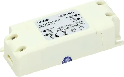Zdjęcie produktu dla Zasilacz do LED AC/DC LED 15W OR-ZL-1612 Orno